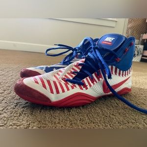NIKE HYPERSWEEP STARS AND STRIPES Wrestling Shoes size 9.5 M